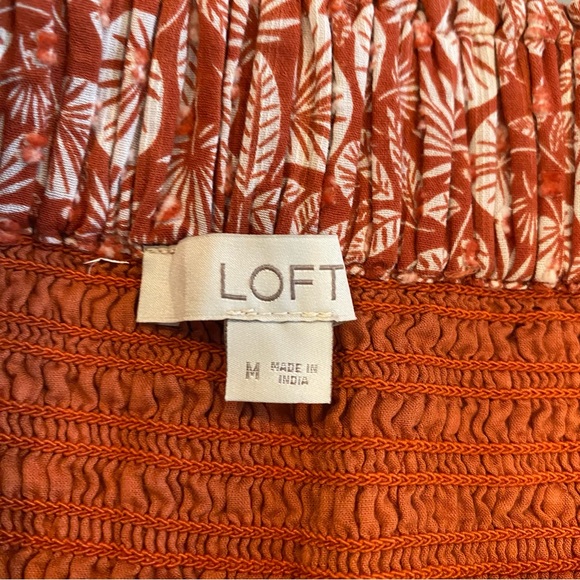 Women’s Loft Palm-Print Mini Skirt - Size M - Picture 5 of 10